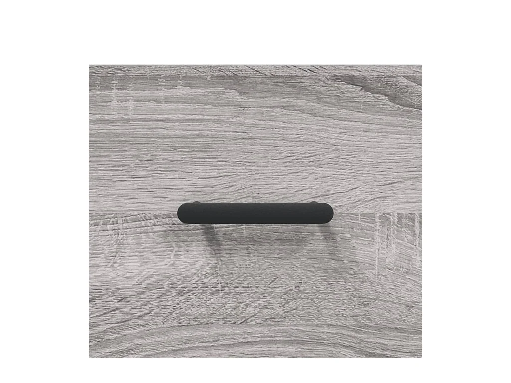 Sonoma grijs hoog dressoir 69,5x31x115 cm bewerkt hout