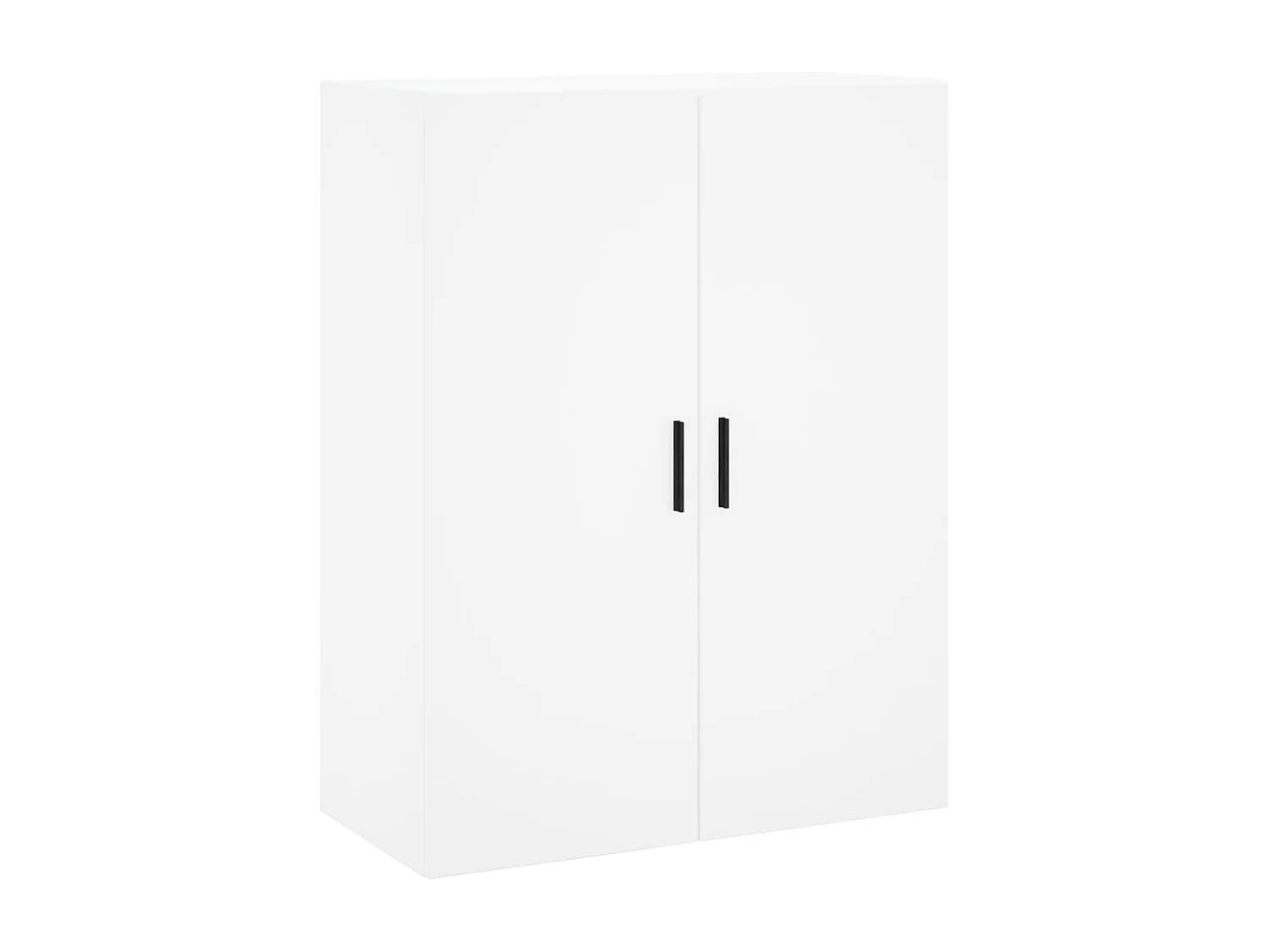 Buffet haut Blanc 69,5x34x180 cm Bois d'ingénierie