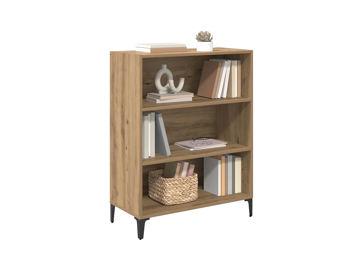 Buffet chêne artisanal 32,5 x 69,5 x 90 cm Bois d'ingénierie