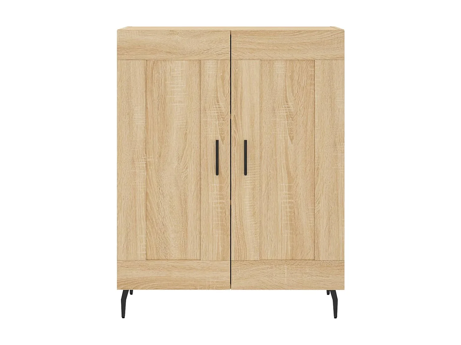 Credenza alta in rovere Sonoma 69,5x34x180 cm Legno ingegnerizzato