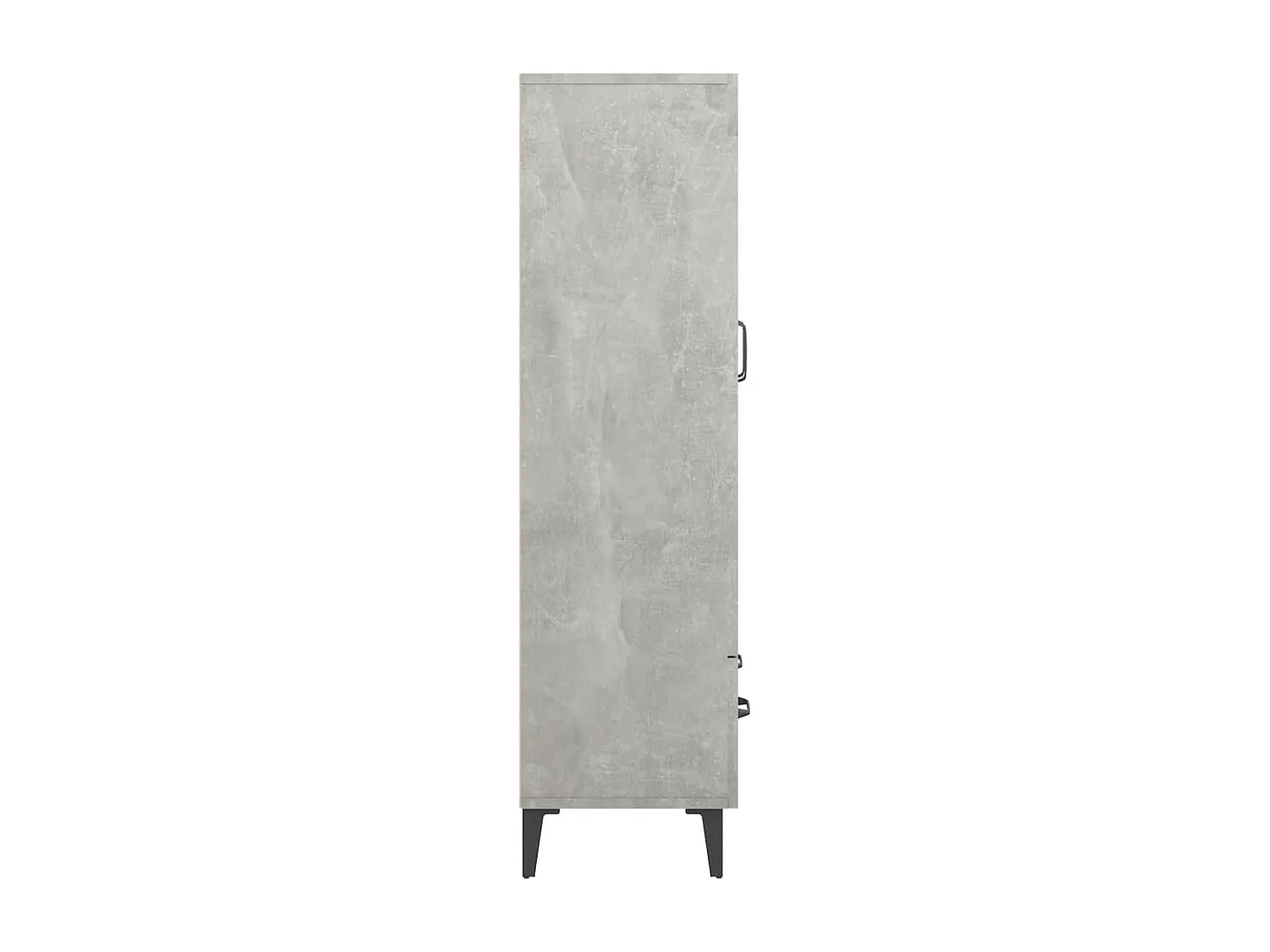 Credenza alta Grigio cemento 70x31x115 cm Legno ingegnerizzato