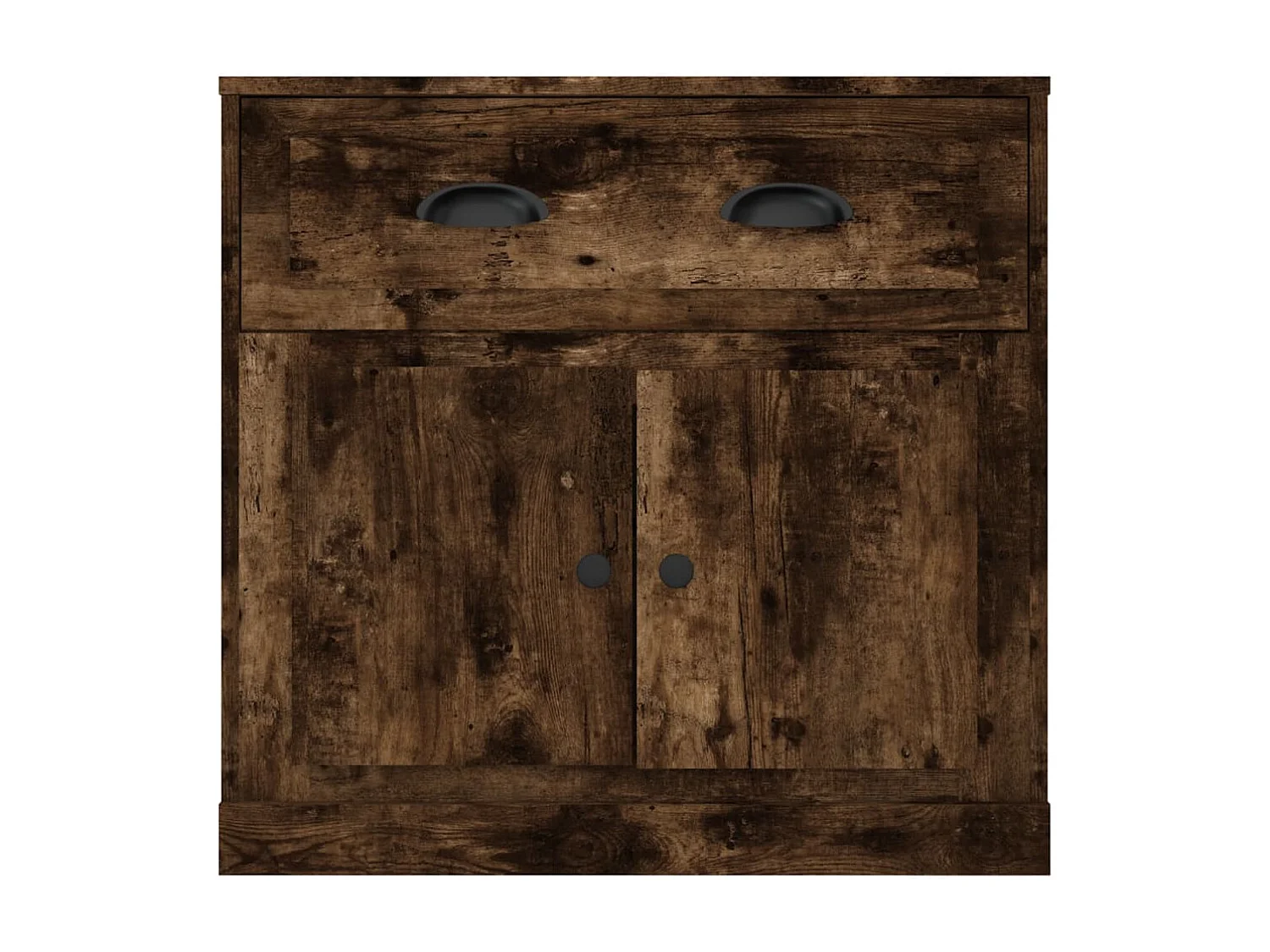 Buffet chêne fumé 70x35,5x67,5 cm bois d'ingénierie