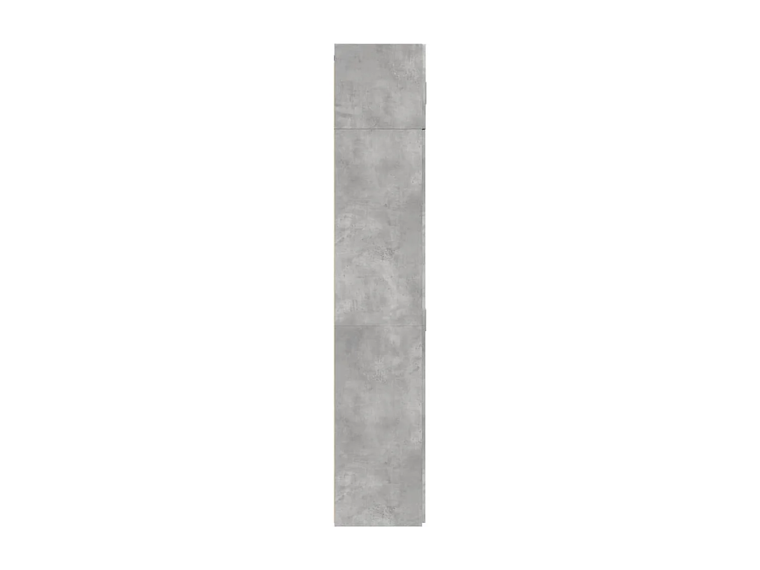 Armoire de rangement gris béton 70x42,5x225cm bois d'ingénierie