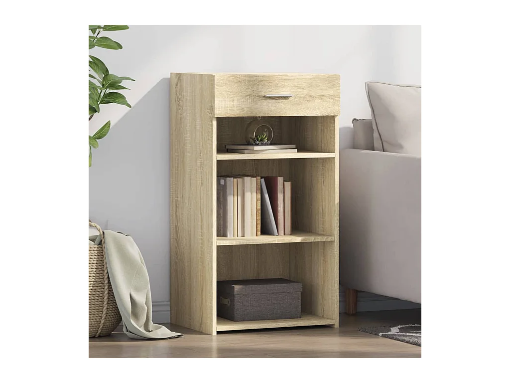 Buffet chêne sonoma 50x42,5x93 cm bois d'ingénierie