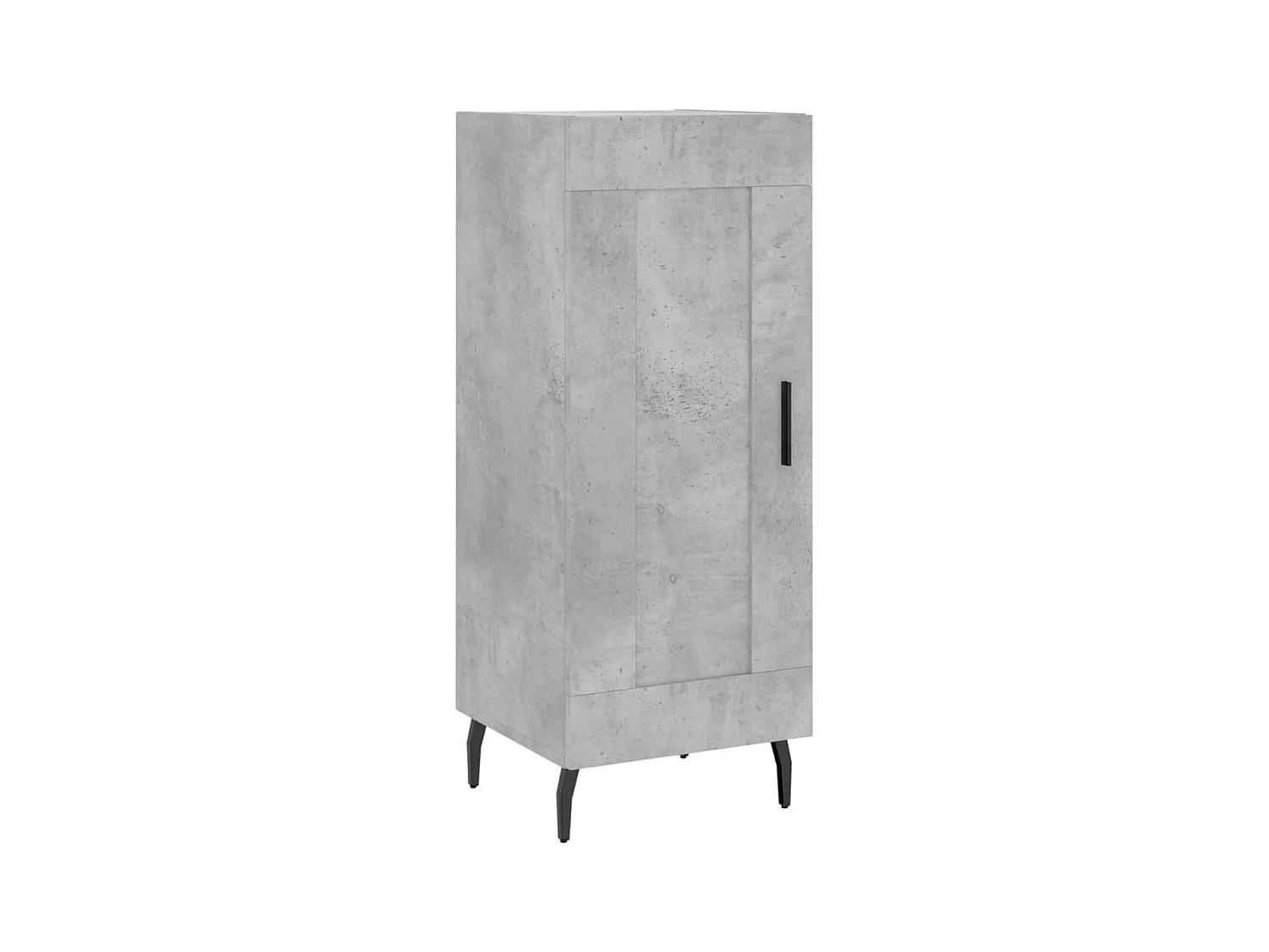 Buffet Gris béton 34,5x34x90 cm Bois d'ingénierie