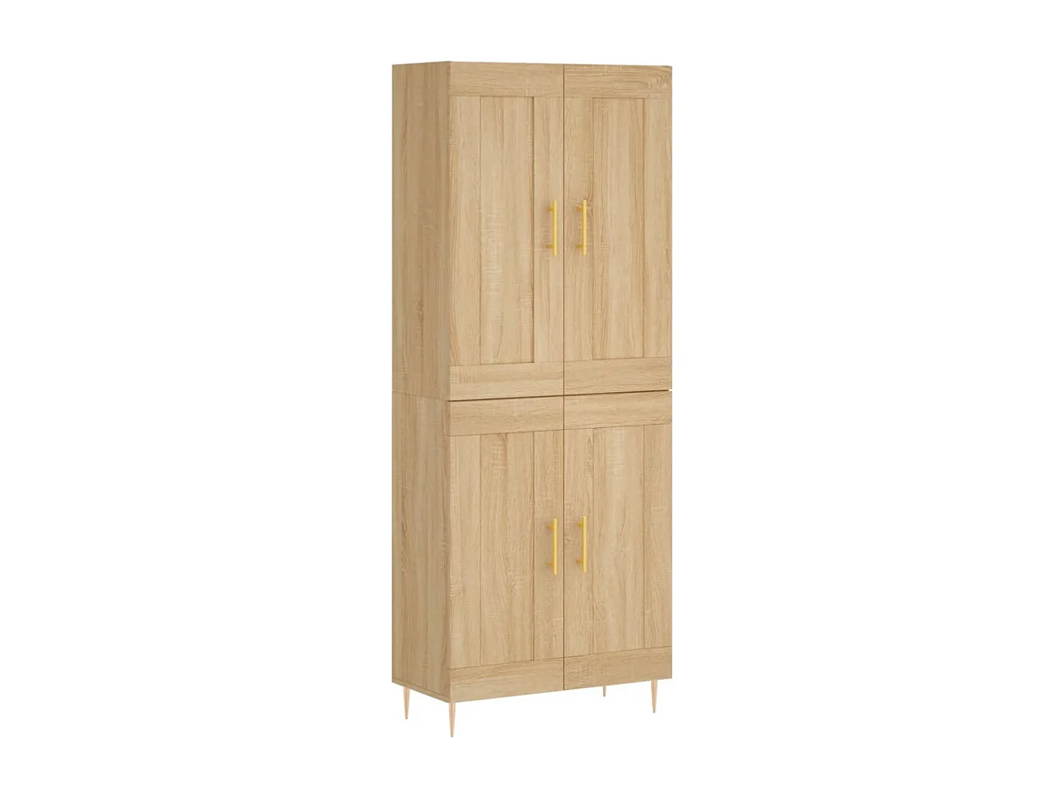 Buffet haut Chêne sonoma 69,5x34x180 cm Bois d'ingénierie