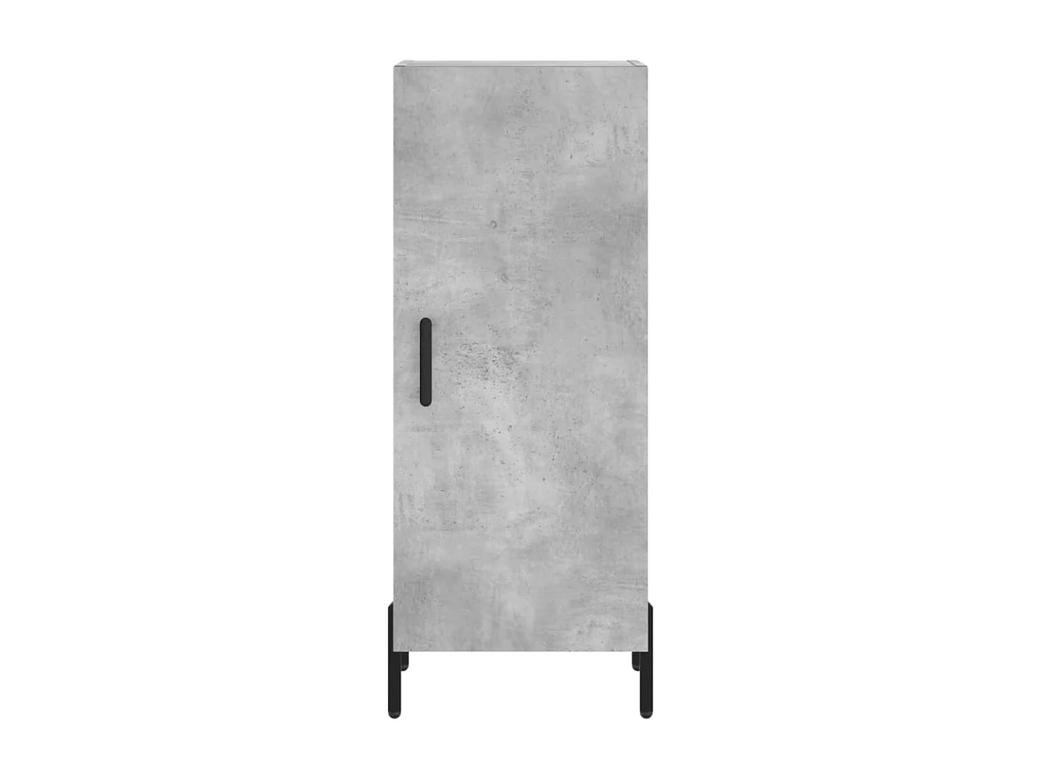 Buffet Gris béton 34,5x34x90 cm Bois d'ingénierie