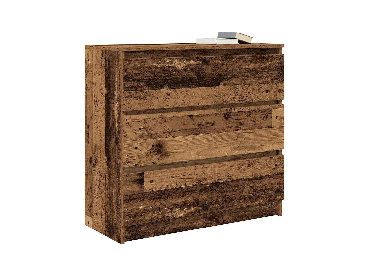 Credenza in legno antico 80x35x76 cm in legno ingegnerizzato