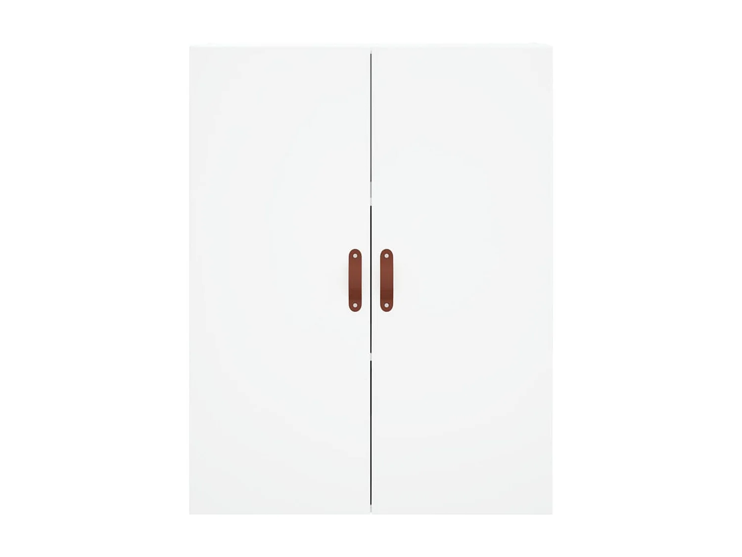 Wit hoog dressoir 69,5x34x180 cm Technisch hout