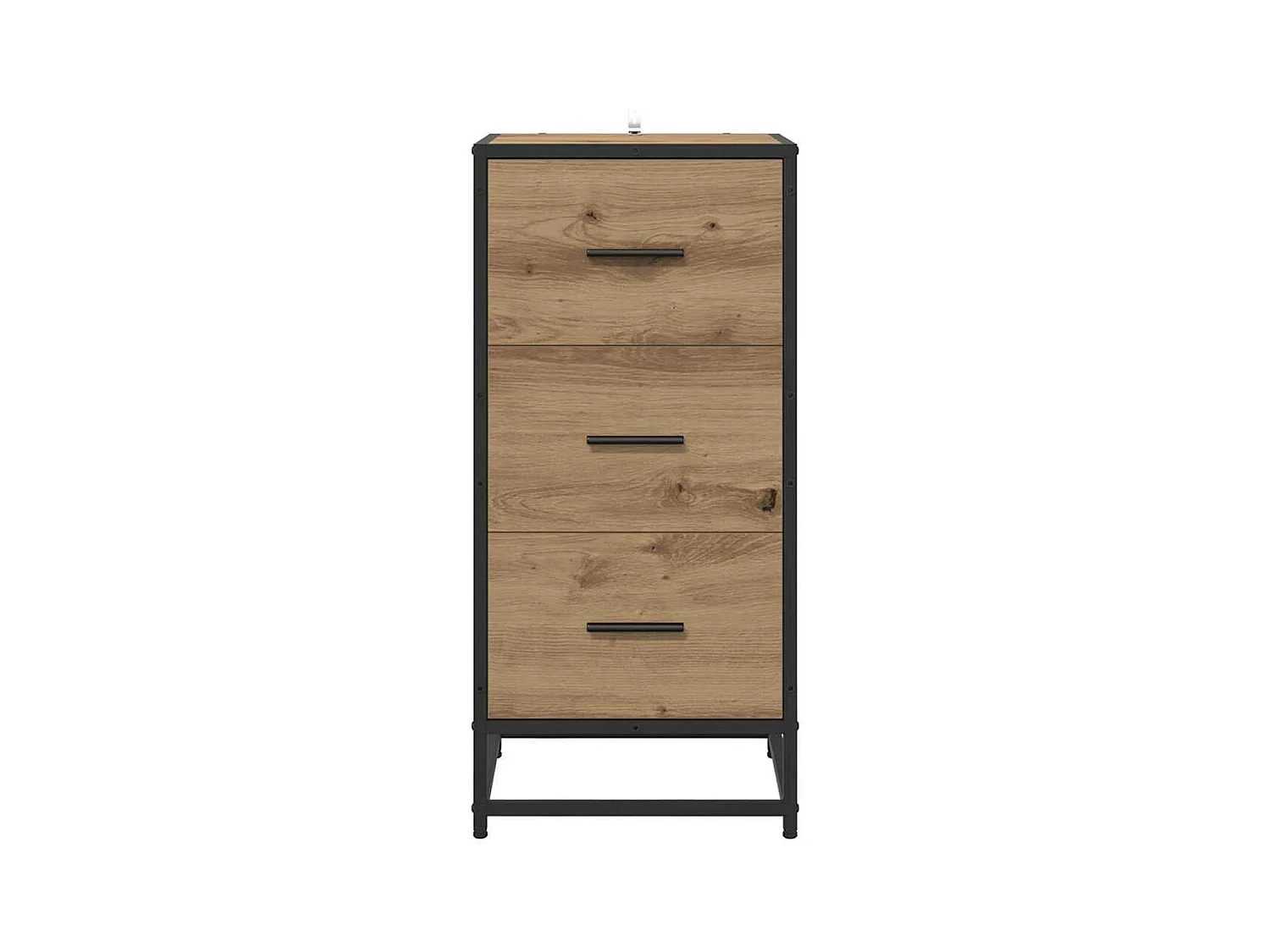 Handgemaakt eikenhouten dressoir 35,5 x 35 x 76 cm Technisch hout