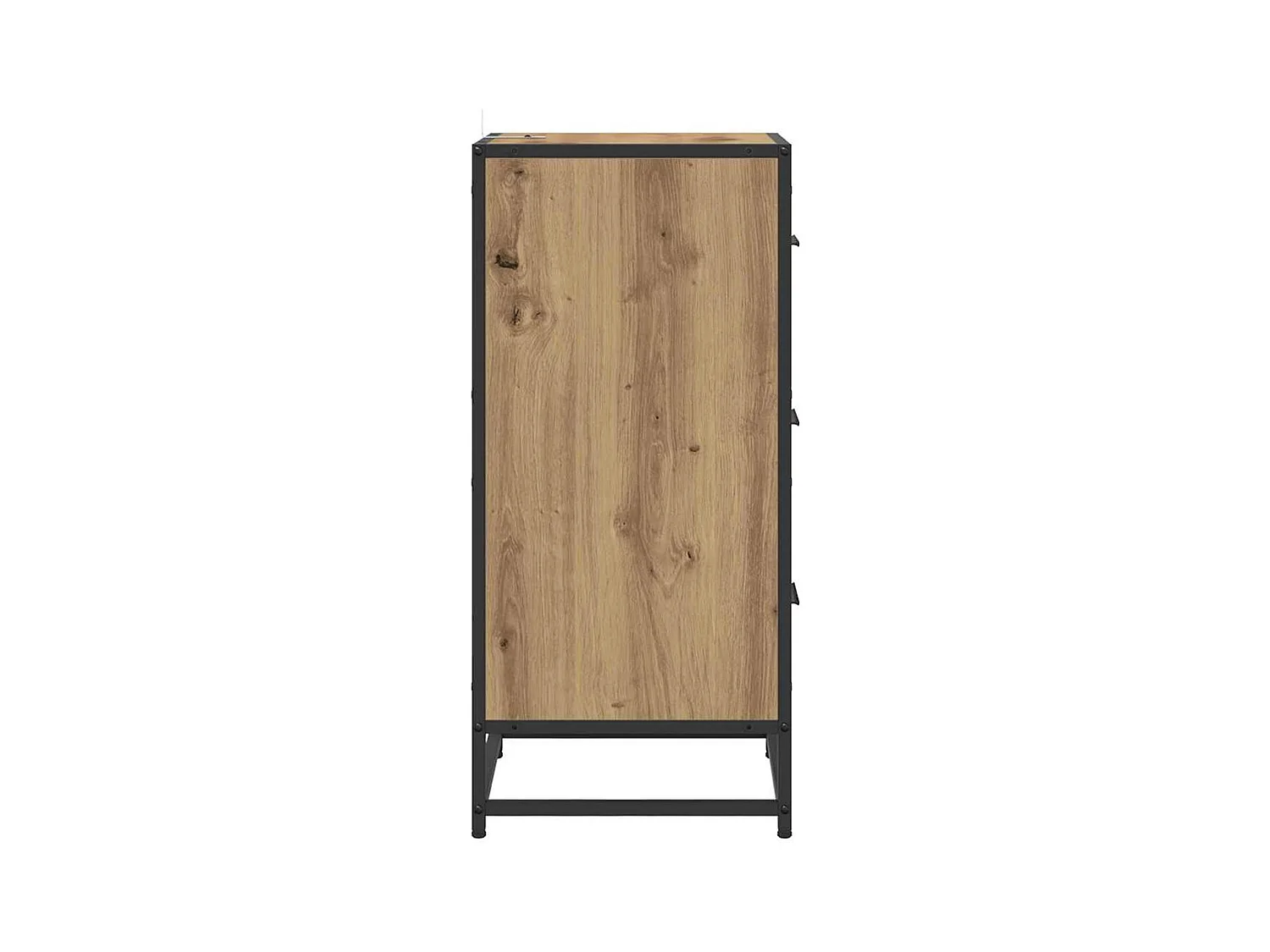 Handgemaakt eikenhouten dressoir 35,5 x 35 x 76 cm Technisch hout