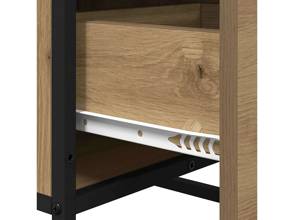 Buffet chêne artisanal 35.5 x 35 x 76 cm Bois d'ingénierie