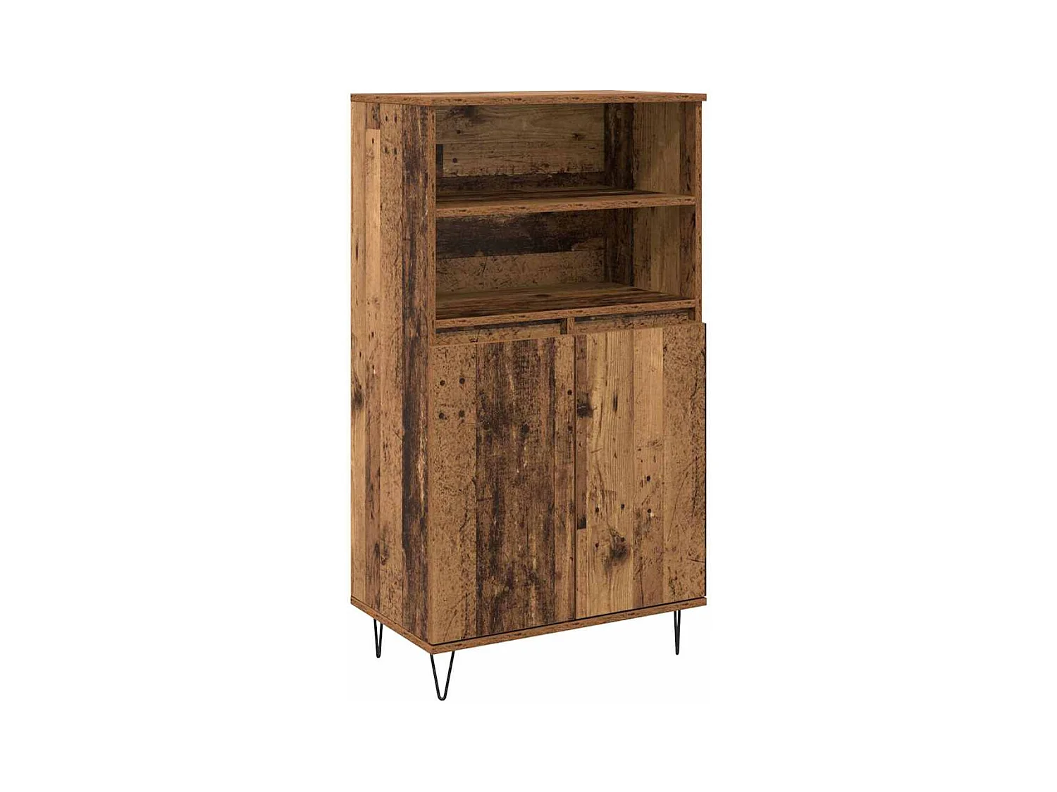 Haut Armoire Marron 60 x 36 x 110 cm Bois d'ingénierie