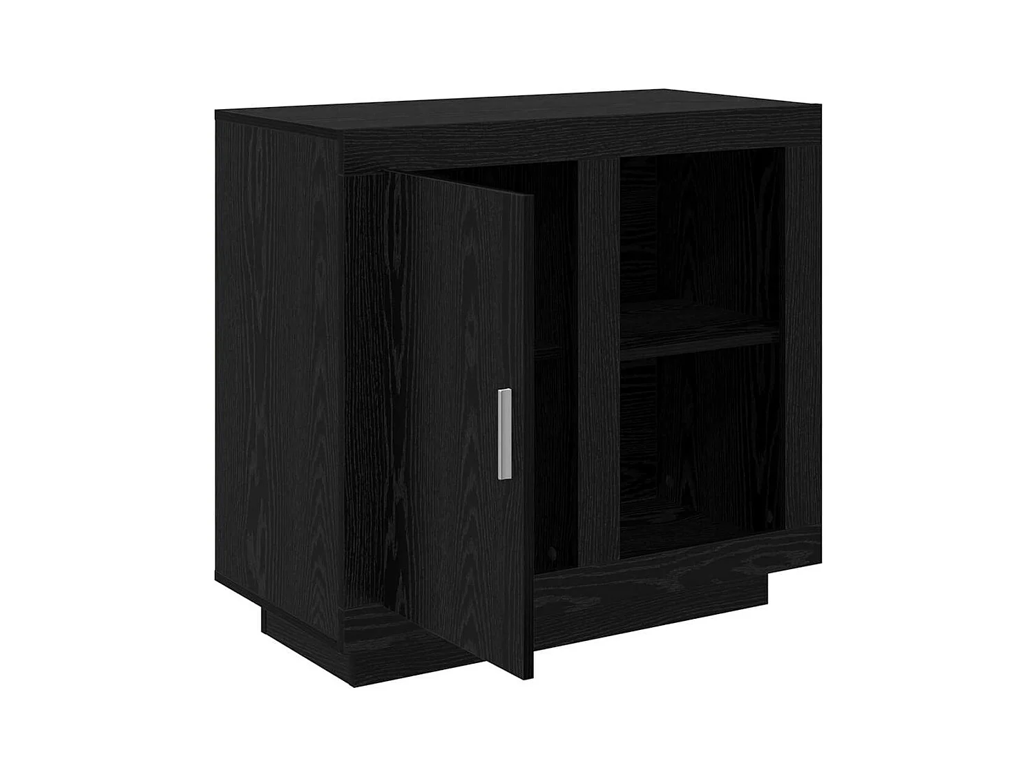 Buffet Chêne noir 40 x 80 x 75 cm Bois d'ingénierie