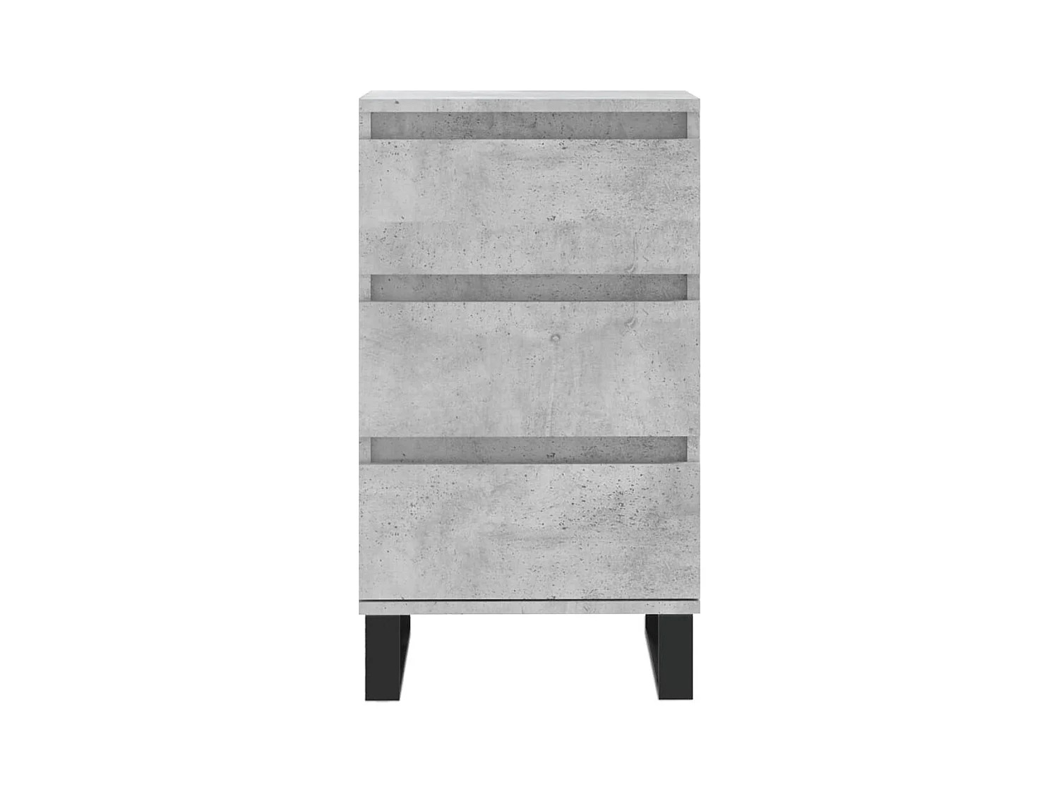 Betongrijs dressoir 40x35x70 cm bewerkt hout