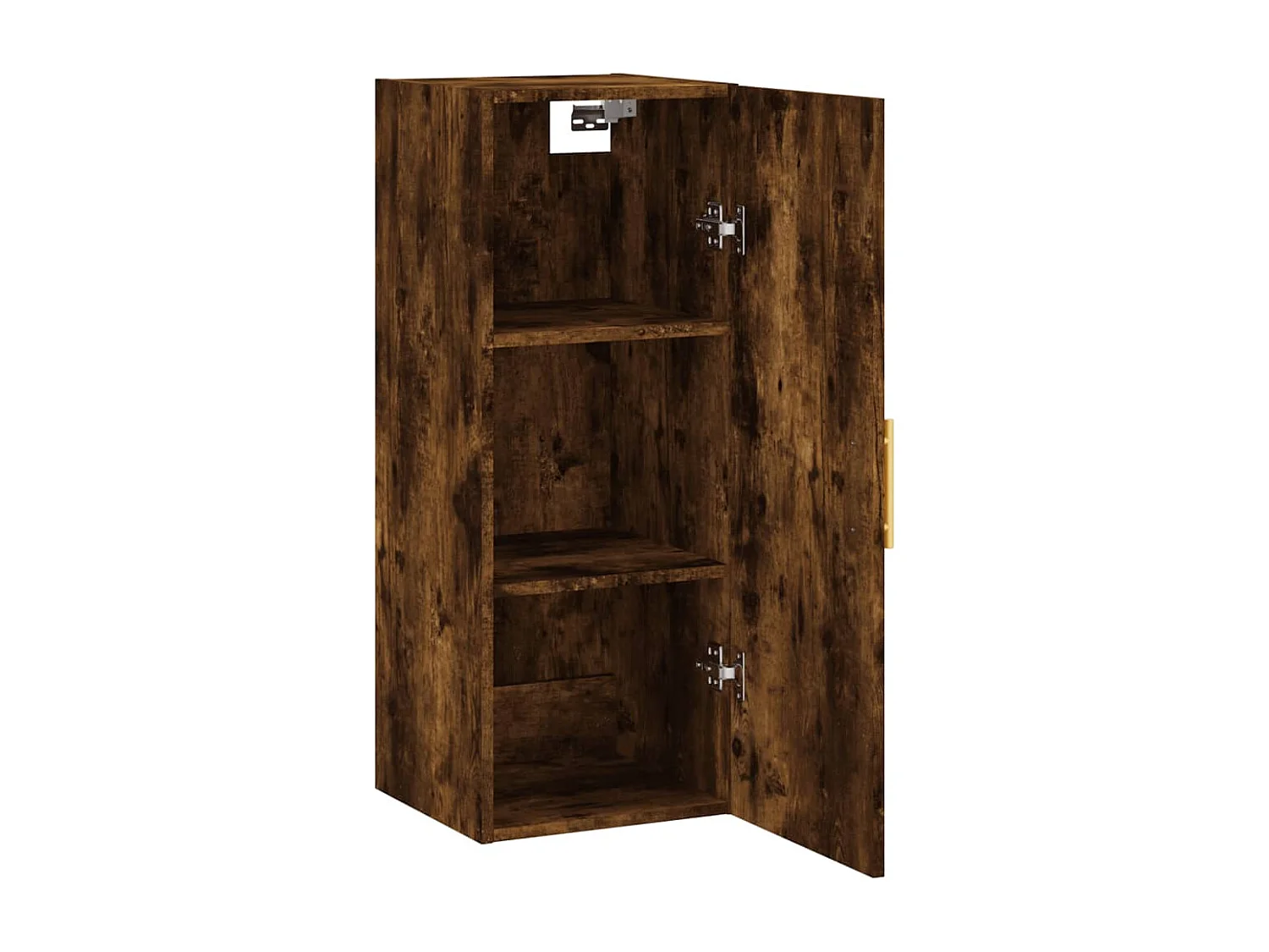 Wandschrank aus geräucherter Eiche 34,5x34x90 cm