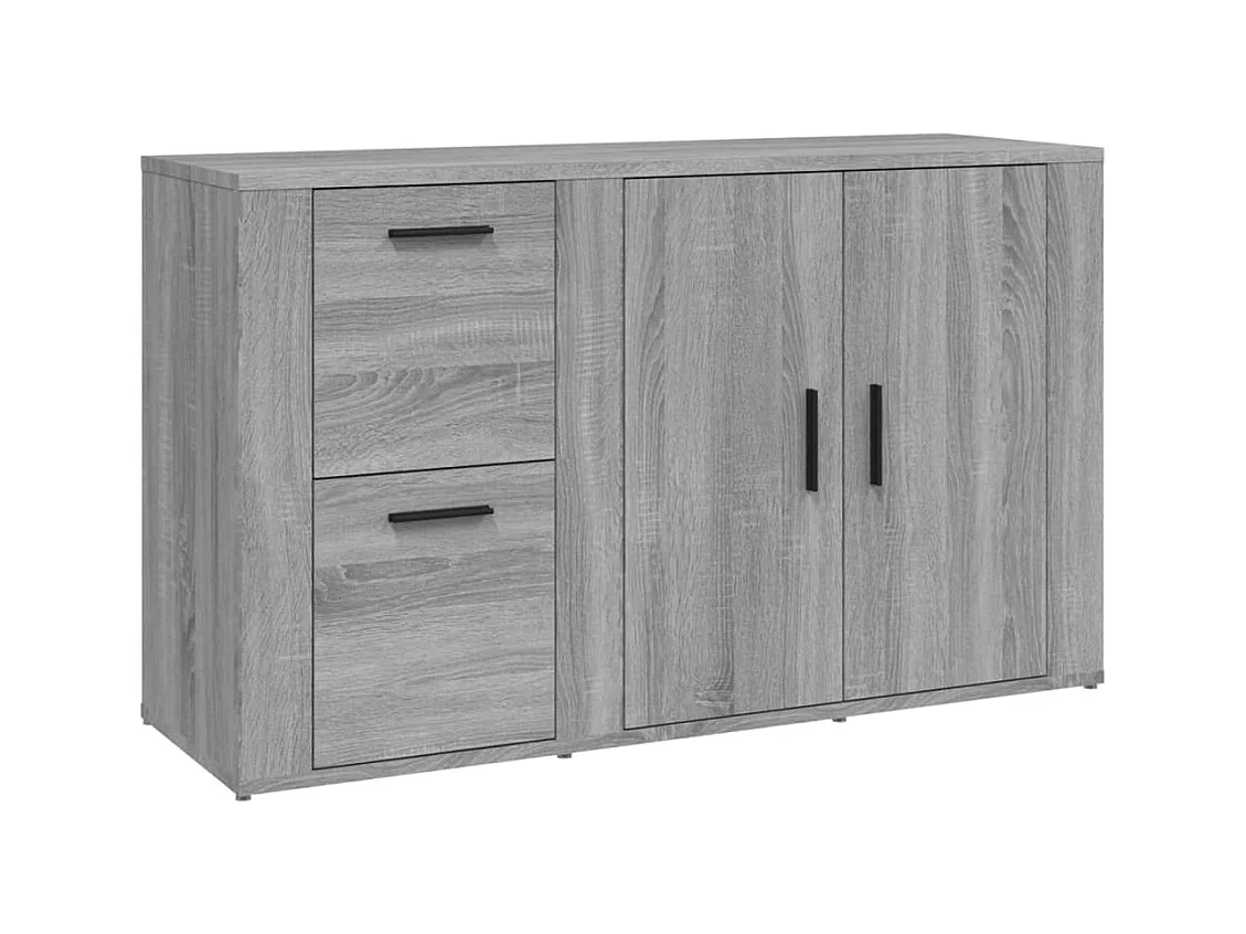 Buffet Sonoma gris 100x33x59,5 cm Bois d'ingénierie