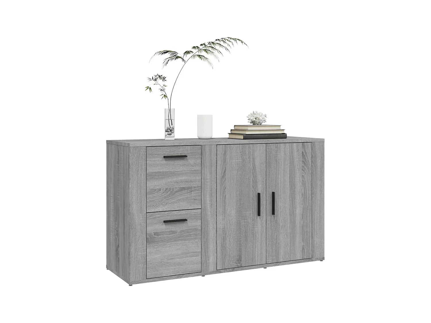 Buffet Sonoma gris 100x33x59,5 cm Bois d'ingénierie