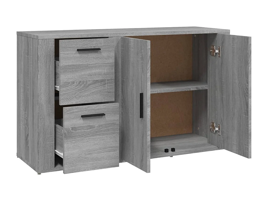 Buffet Sonoma gris 100x33x59,5 cm Bois d'ingénierie
