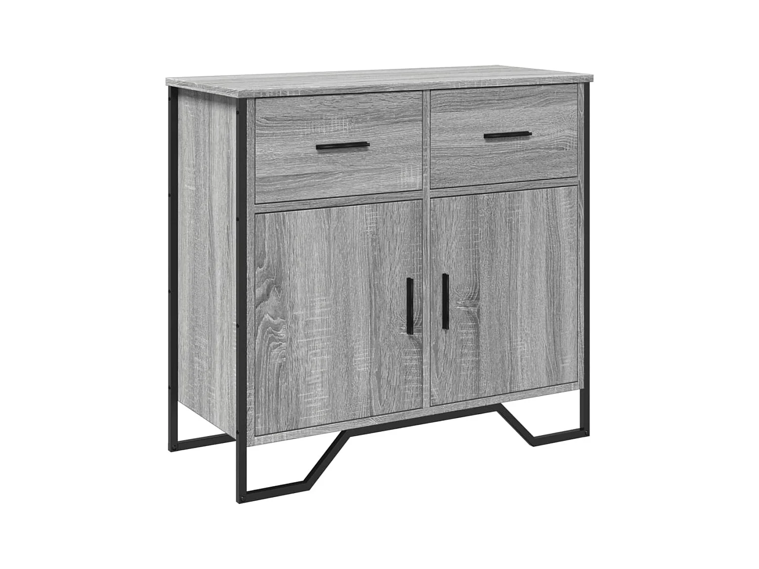 Buffet sonoma gris 79,5x35,5x74,5 cm bois d'ingénierie