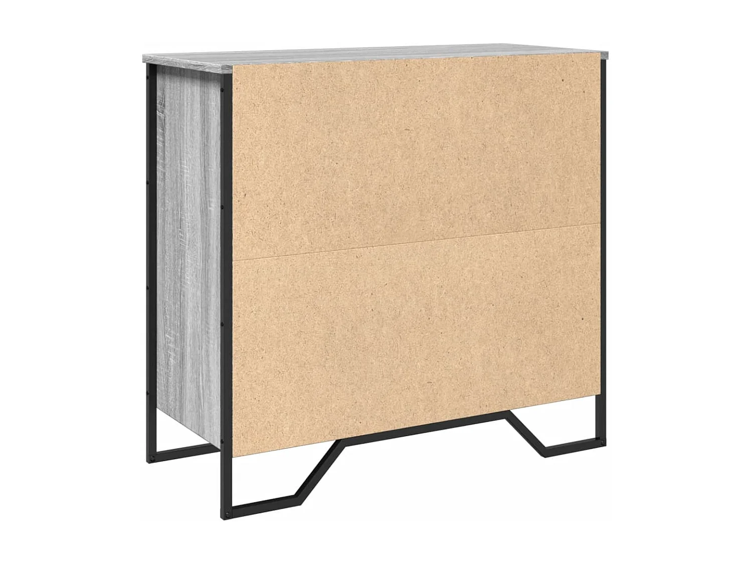 Buffet sonoma gris 79,5x35,5x74,5 cm bois d'ingénierie