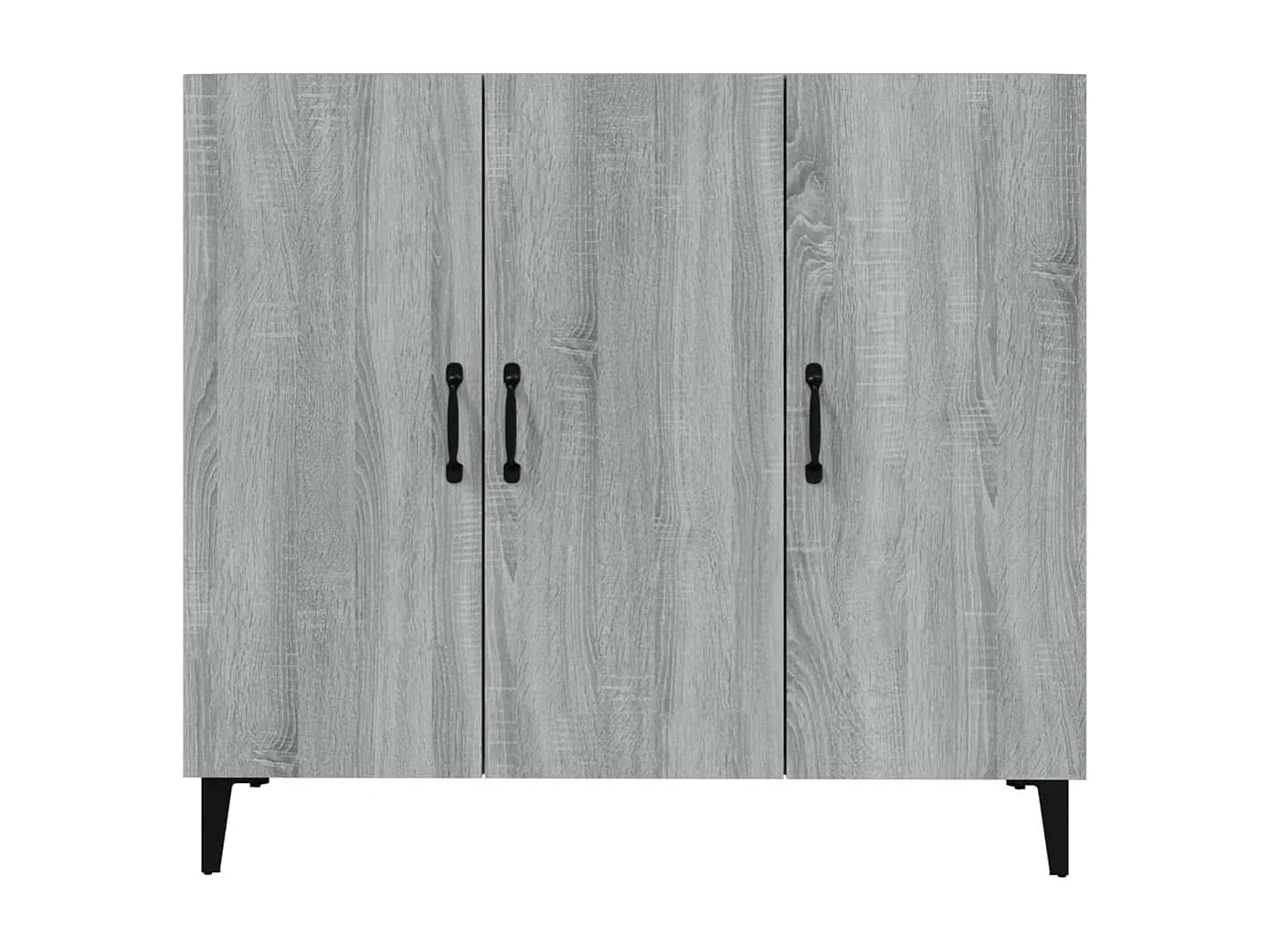 Buffet sonoma gris 90x34x80 cm bois d'ingénierie