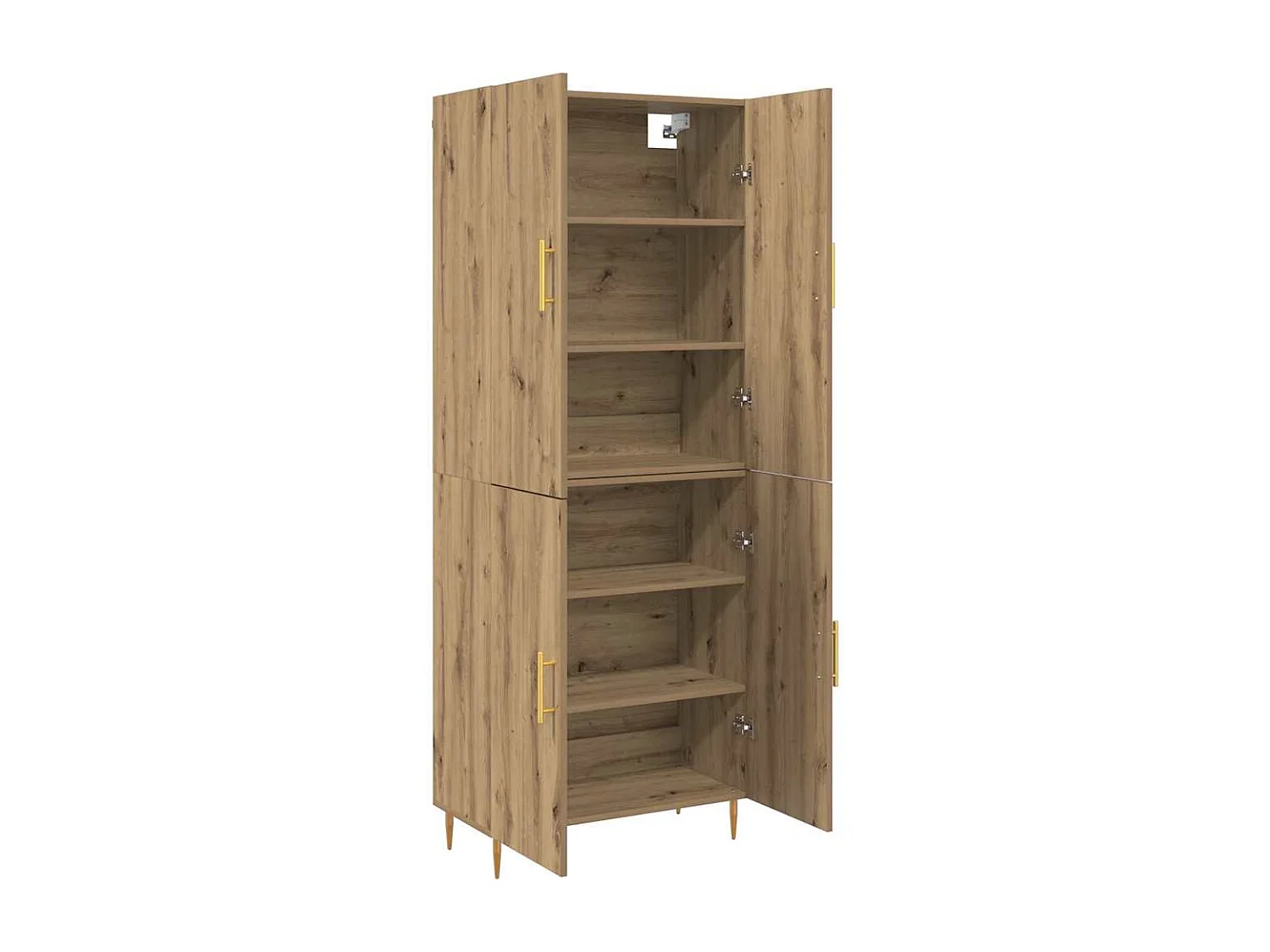 Haut Armoire chêne artisanal 69,5 x 34 x 180 cm