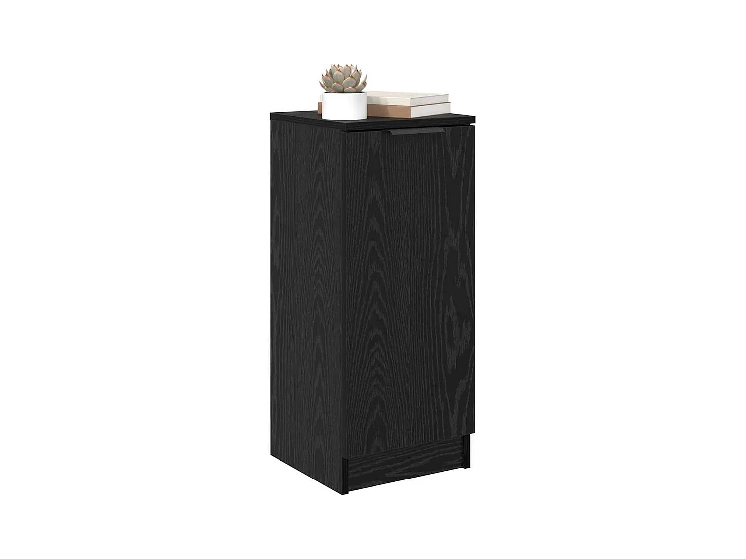 Buffet Chêne noir 30 x 30 x 70 cm Bois d'ingénierie