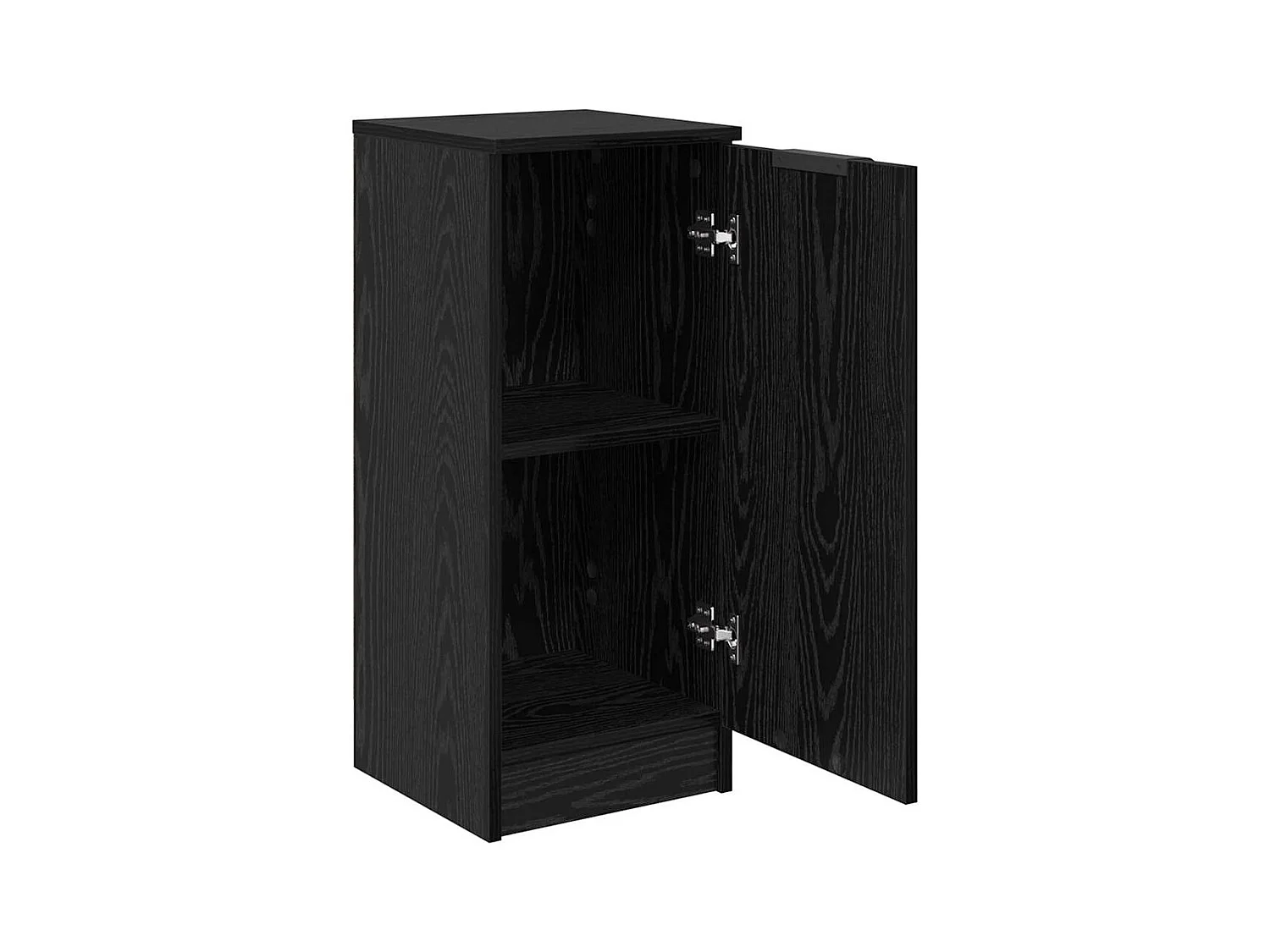Buffet Chêne noir 30 x 30 x 70 cm Bois d'ingénierie