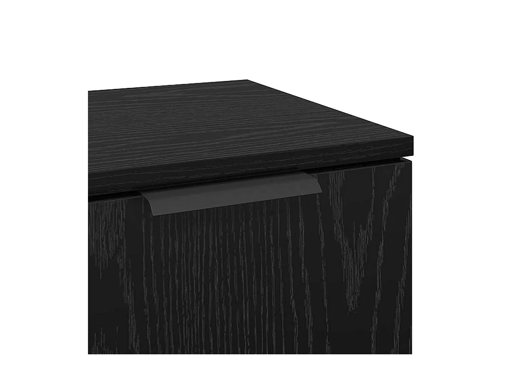 Buffet Chêne noir 30 x 30 x 70 cm Bois d'ingénierie