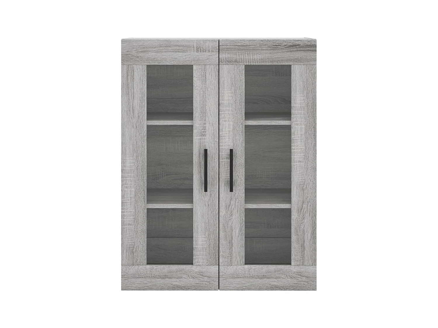 Buffet haut Sonoma gris 69,5x34x180 cm Bois d'ingénierie