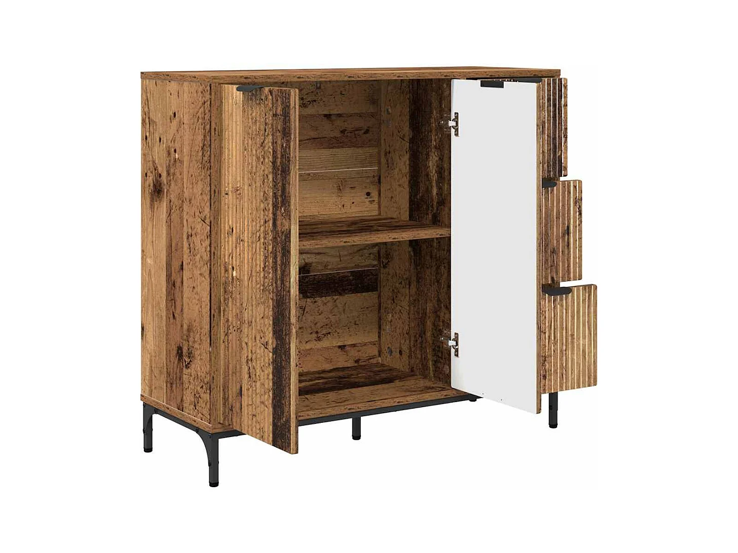 Buffet Bois ancien 89,5 x 33 x 82 cm Bois d'ingénierie