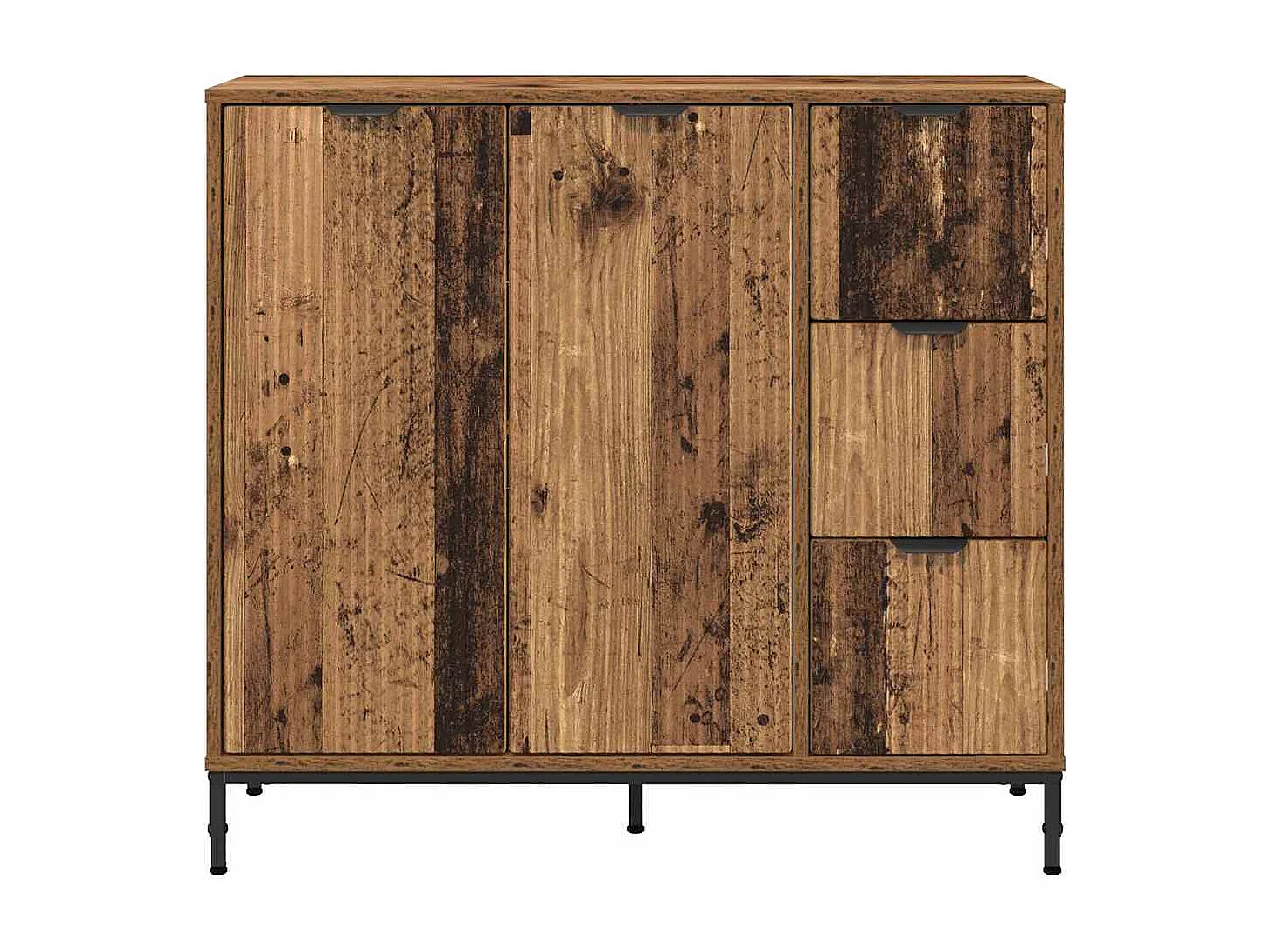 Dressoir Antiek hout 89,5 x 33 x 82 cm Bewerkt hout