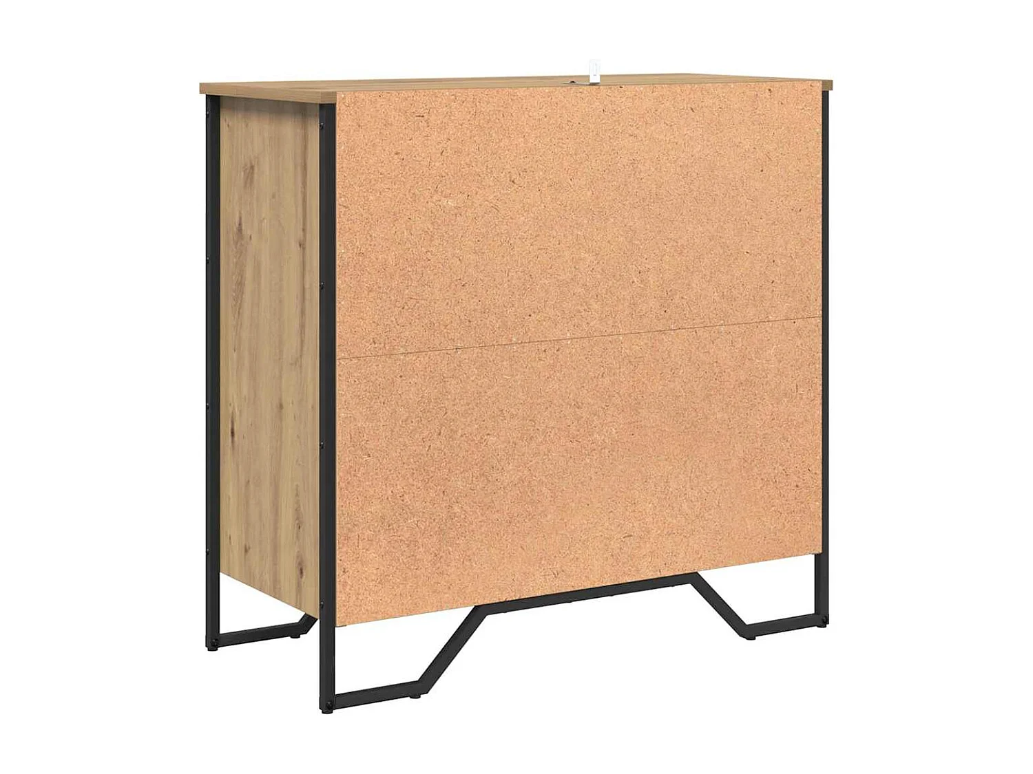 Credenza in rovere realizzata a mano 79,5 x 35,5 x 74,5 cm Legno ingegnerizzato