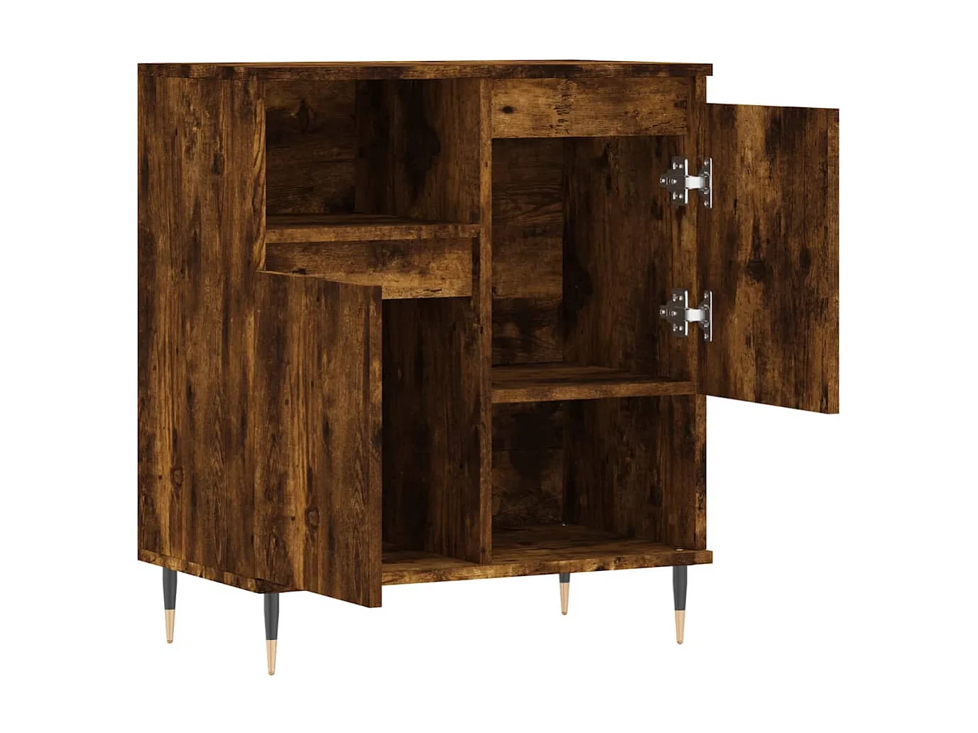 Buffet Chêne fumé 60x35x70 cm Bois d'ingénierie