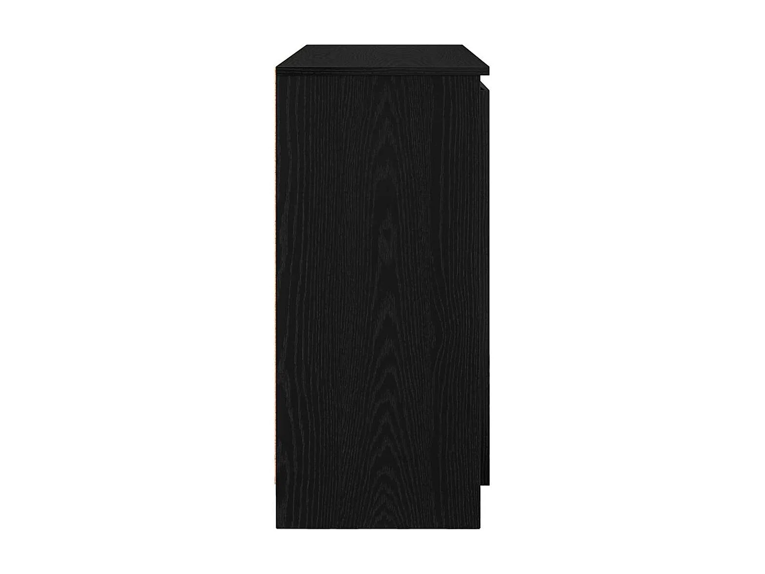 Buffet avec tiroirs chêne noir 100,5x35x76 cm bois d'ingénierie