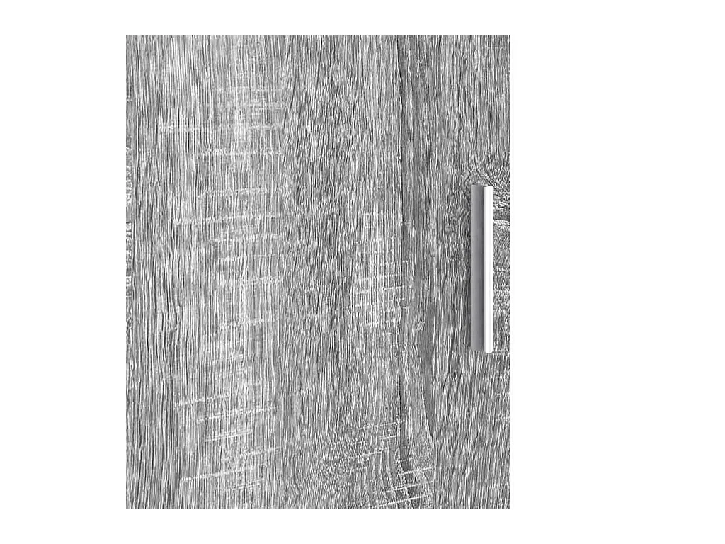 Bureau met opbergruimte 2 stuks Sonoma grijs 102 x 50 x 124 cm