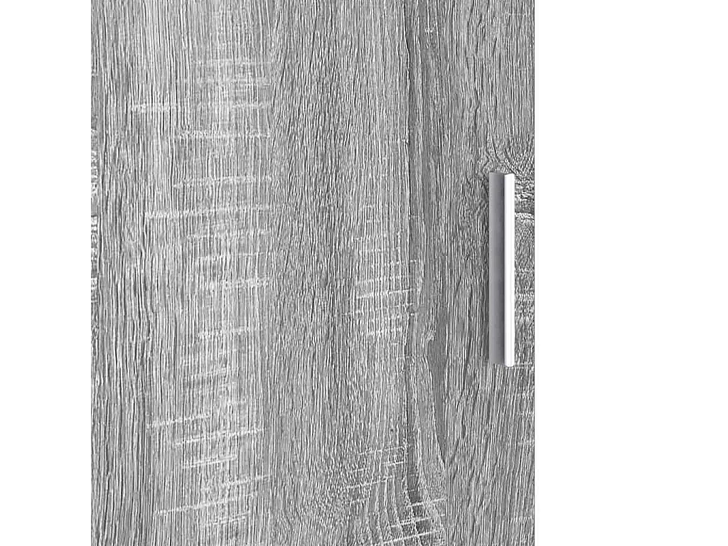 Bureau avec rangement 2 pcs Sonoma gris 102 x 50 x 124 cm