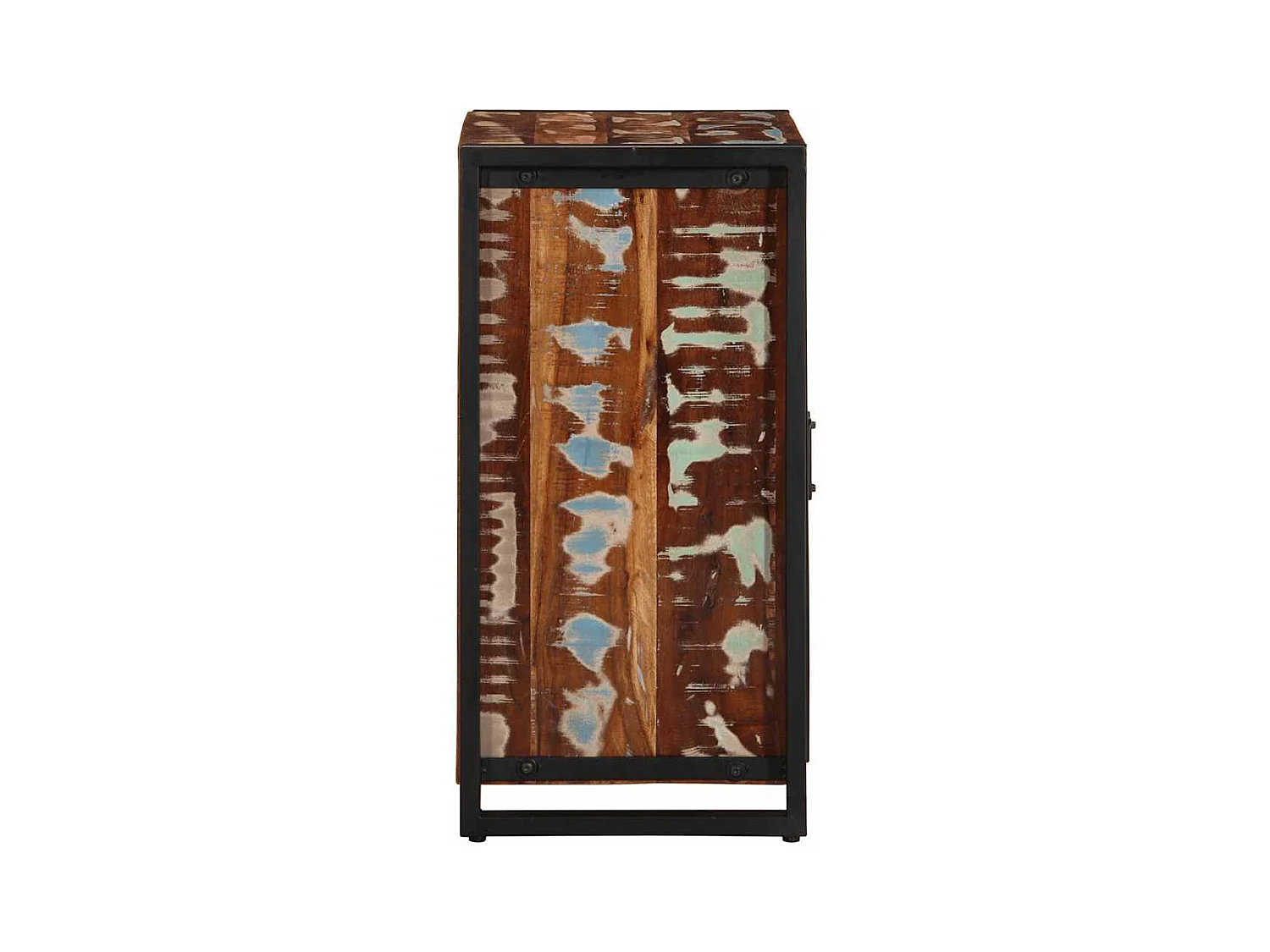 Credenza multicolore 55x35x70 cm in legno massello di recupero