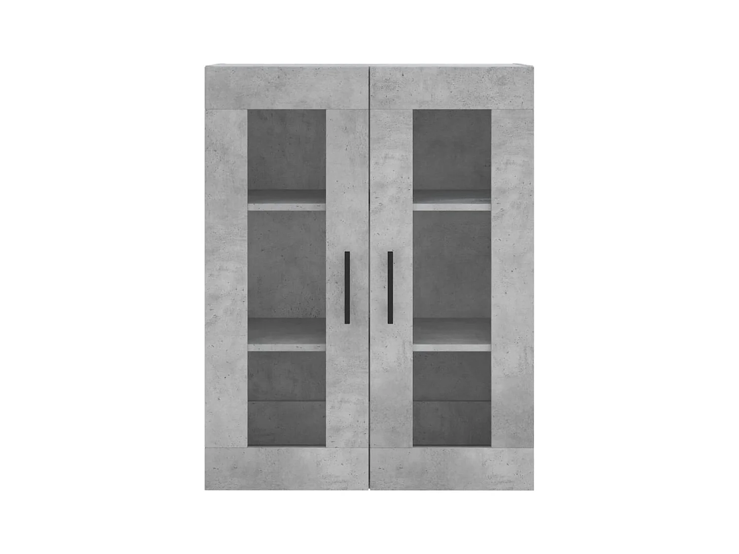 Hoge dressoir Betongrijs 69,5x34x180 cm Technisch hout