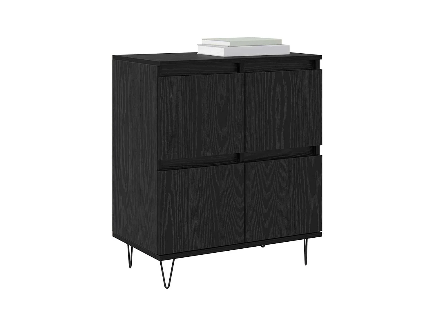 Buffets 3 pcs Chêne noir 180 x 35 x 70 cm Bois d'ingénierie