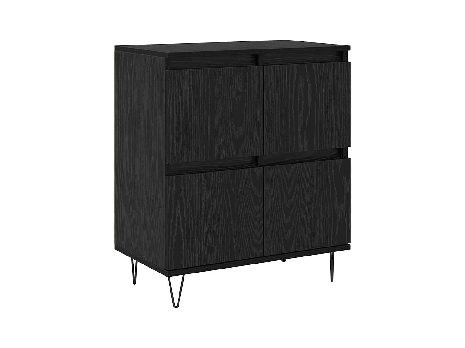 Buffets 3 pcs Chêne noir 180 x 35 x 70 cm Bois d'ingénierie