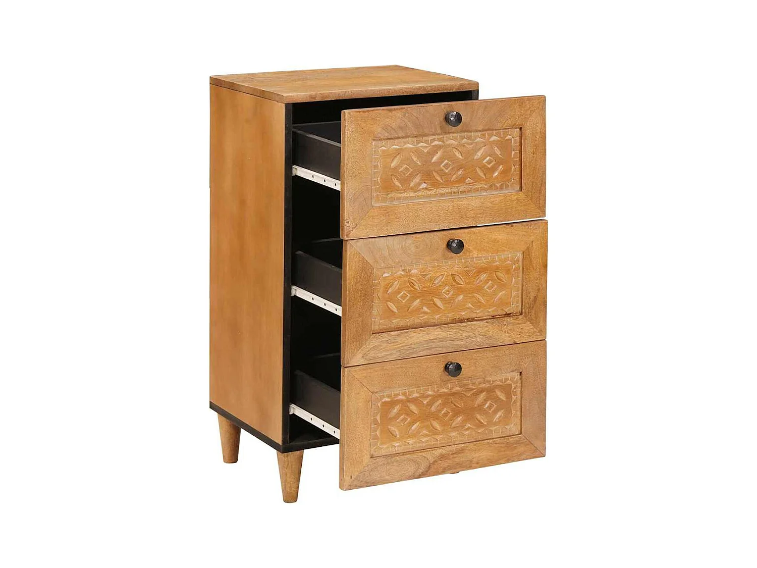 Buffet avec tiroir Marron clair 33,5 x 40 x 75 cm