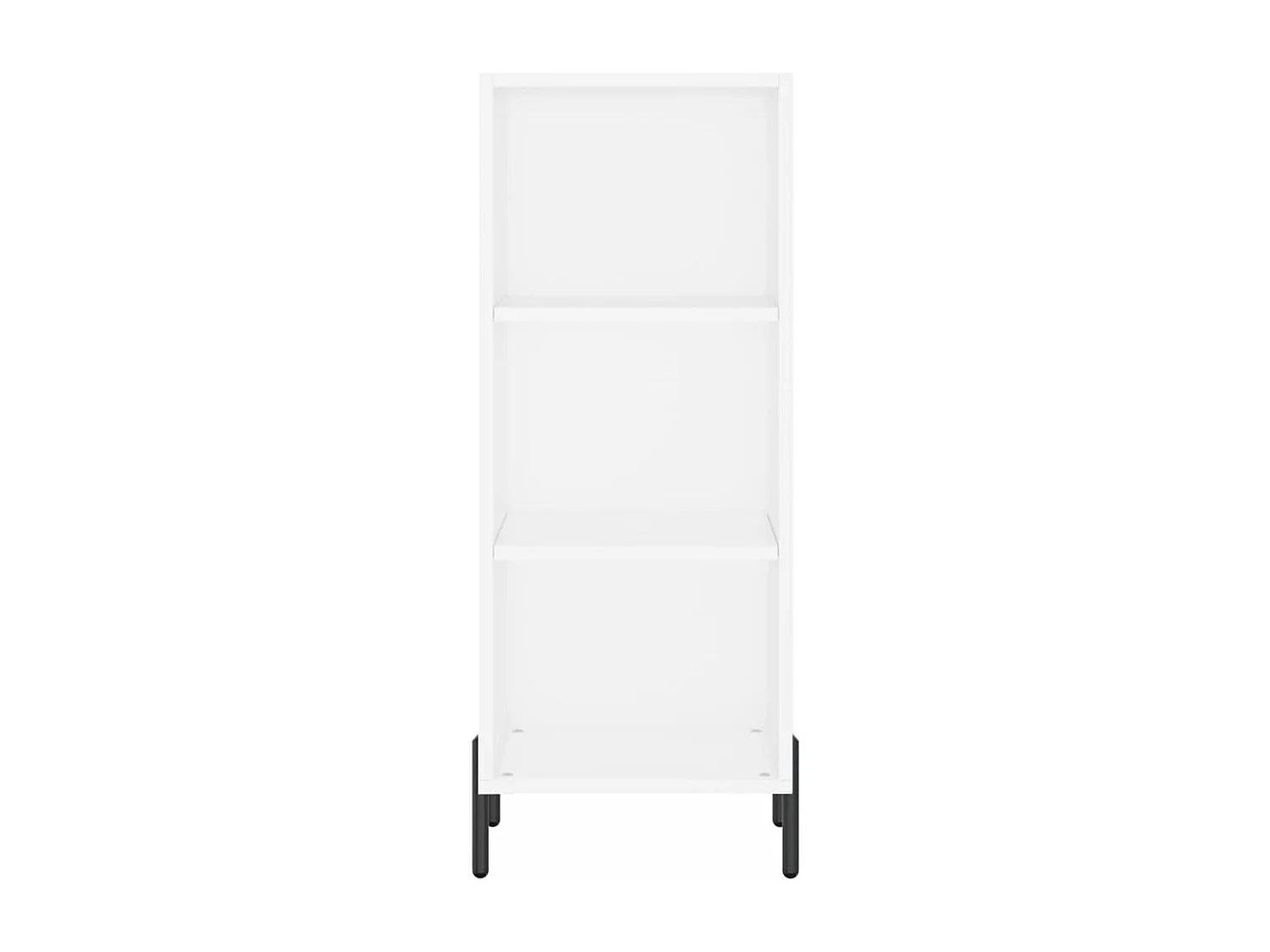 Credenza alta bianca 34,5x34x180 cm Legno ingegnerizzato