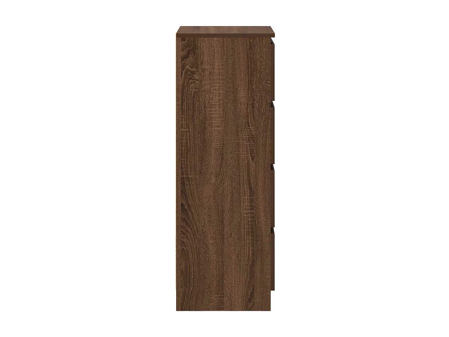 Credenza in rovere marrone 37,5x35x99 cm in legno ingegnerizzato