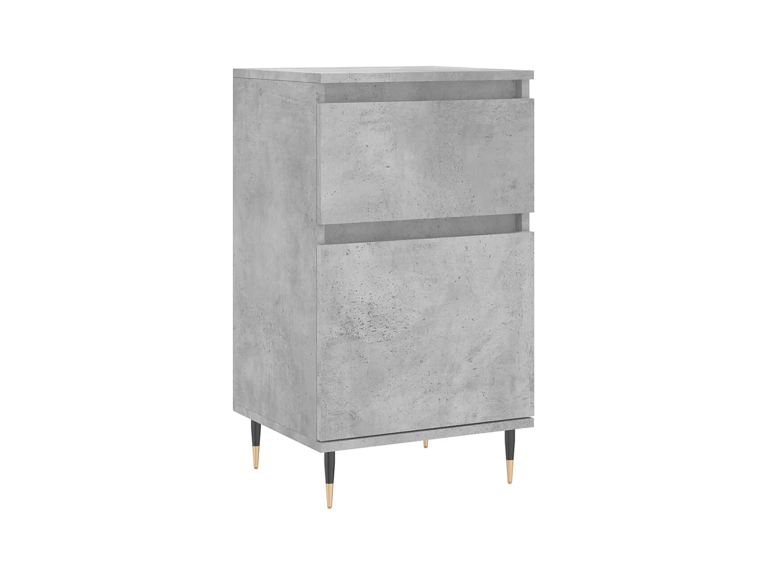 Buffets 2 pcs gris béton 40x35x70 cm bois d'ingénierie