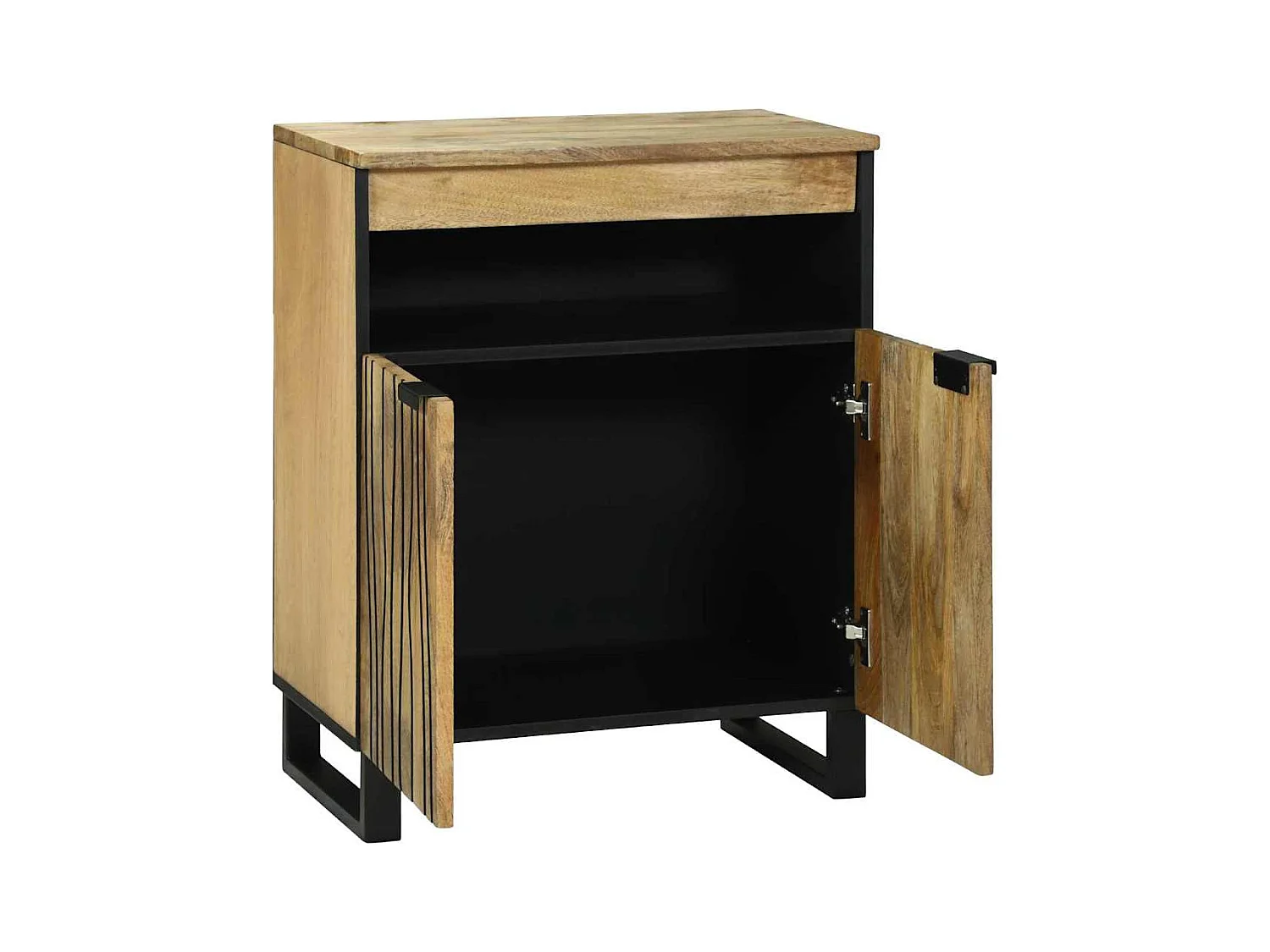 Buffet Marron 60 x 33 x 75 cm bois de manguier massif