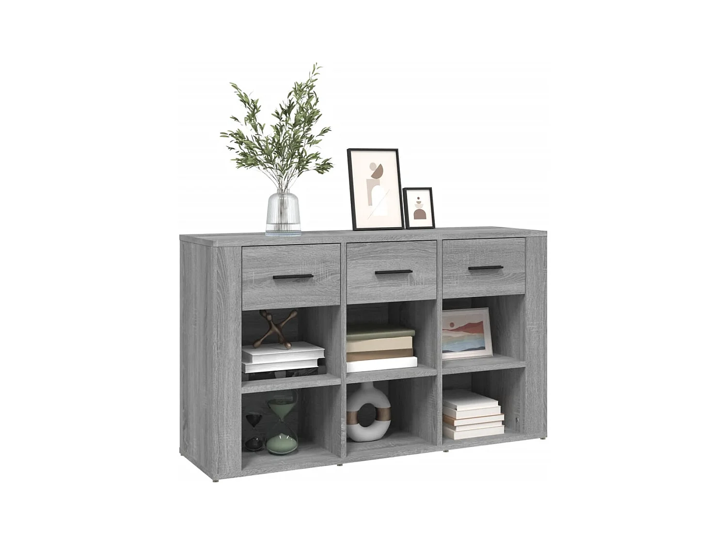 Buffet Sonoma gris 100x30x59,5 cm Bois d'ingénierie