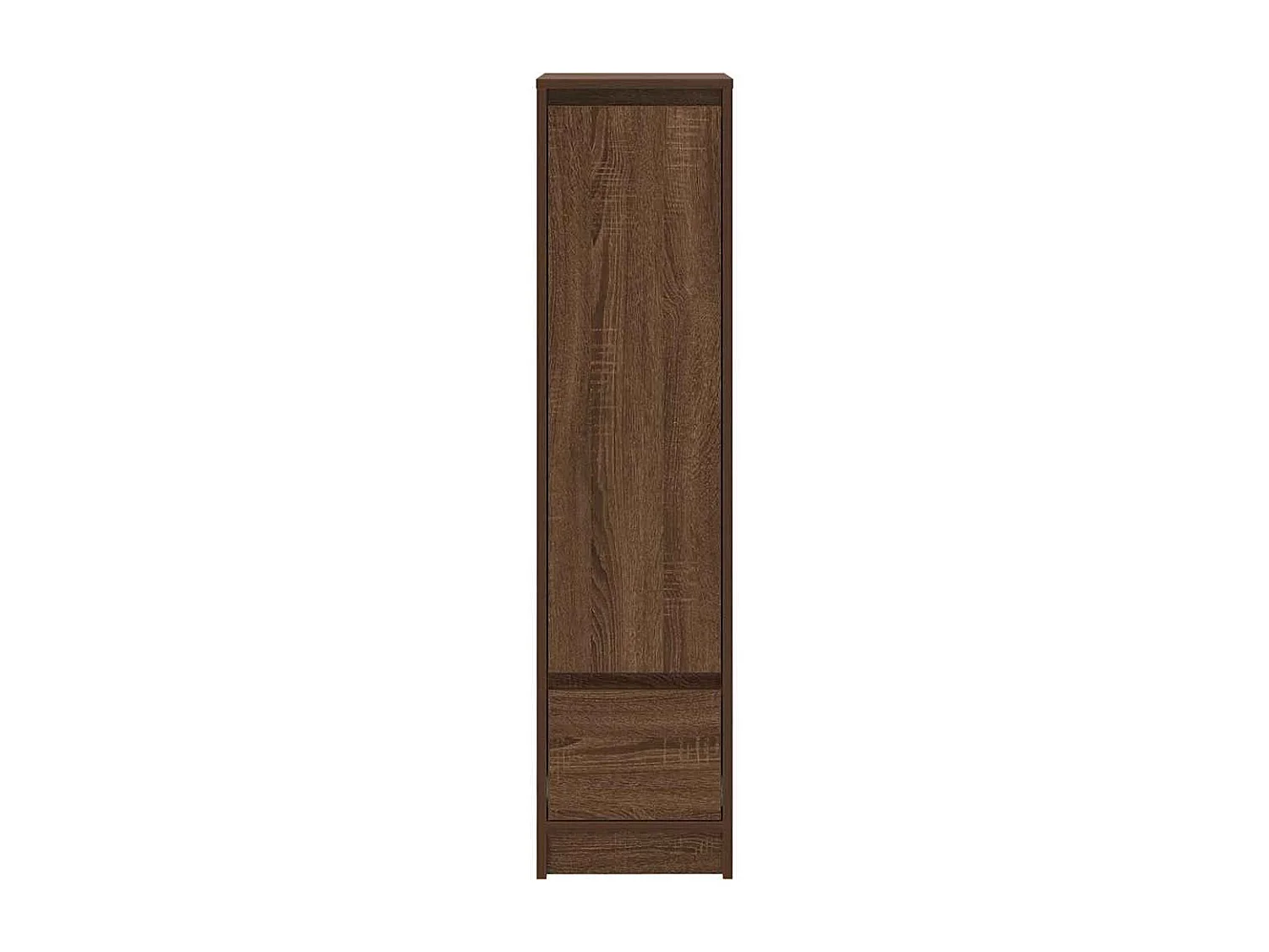 Buffet haut chêne marron 29,5x34x119,5 cm bois d'ingénierie