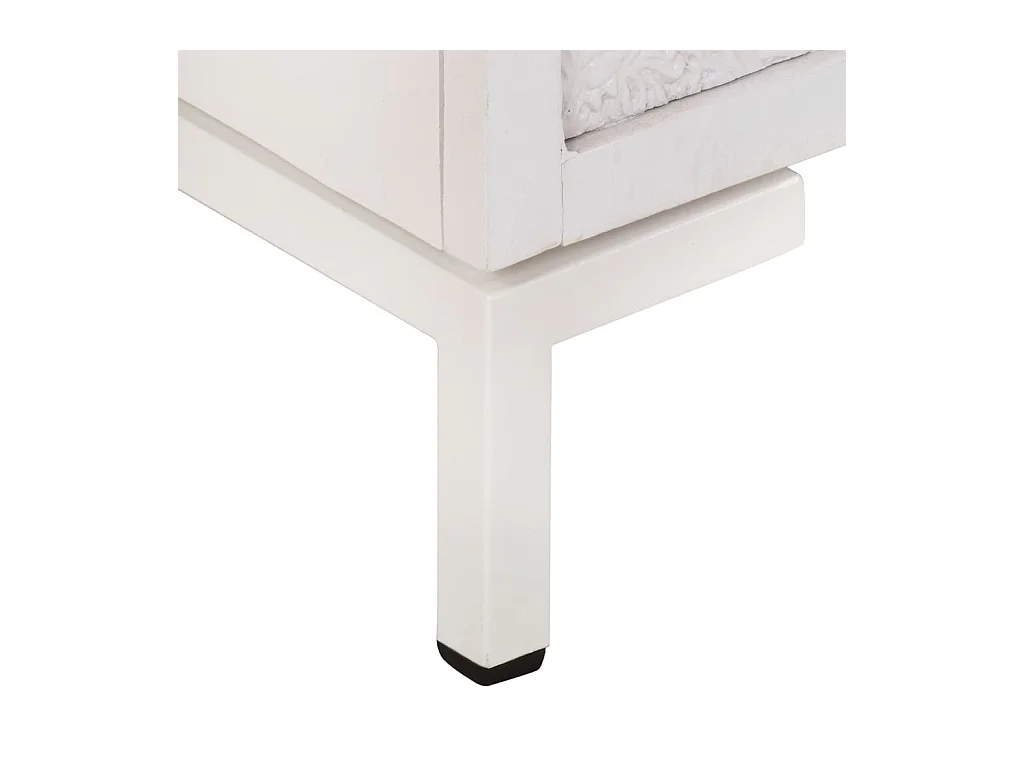 Credenza 60x30x76 cm in legno massello di mango